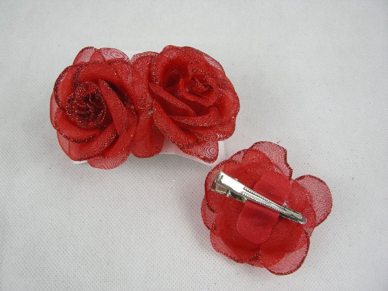 (image for) 2 rozen op duckklem rood.